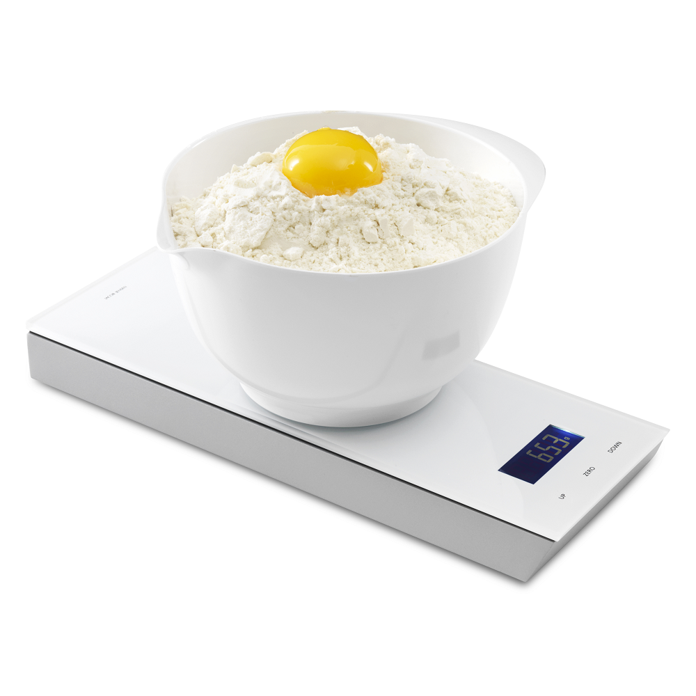 TimerScale Kitchen Scale, White