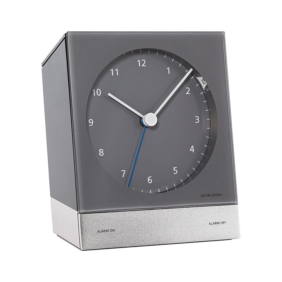 Radio-Controlled Desk Alarm Clock 350, Grey